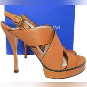 Stuart Weitzman Hester Platform suede heel